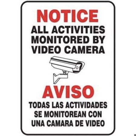 Accuform BILINGUAL NOTICE SAFETY SIGN ALL SBMASE809XL SBMASE809XL